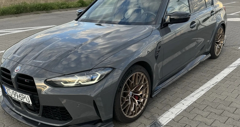 BMW M3 cena 399000 przebieg: 43500, rok produkcji 2022 z Szczecin małe 497